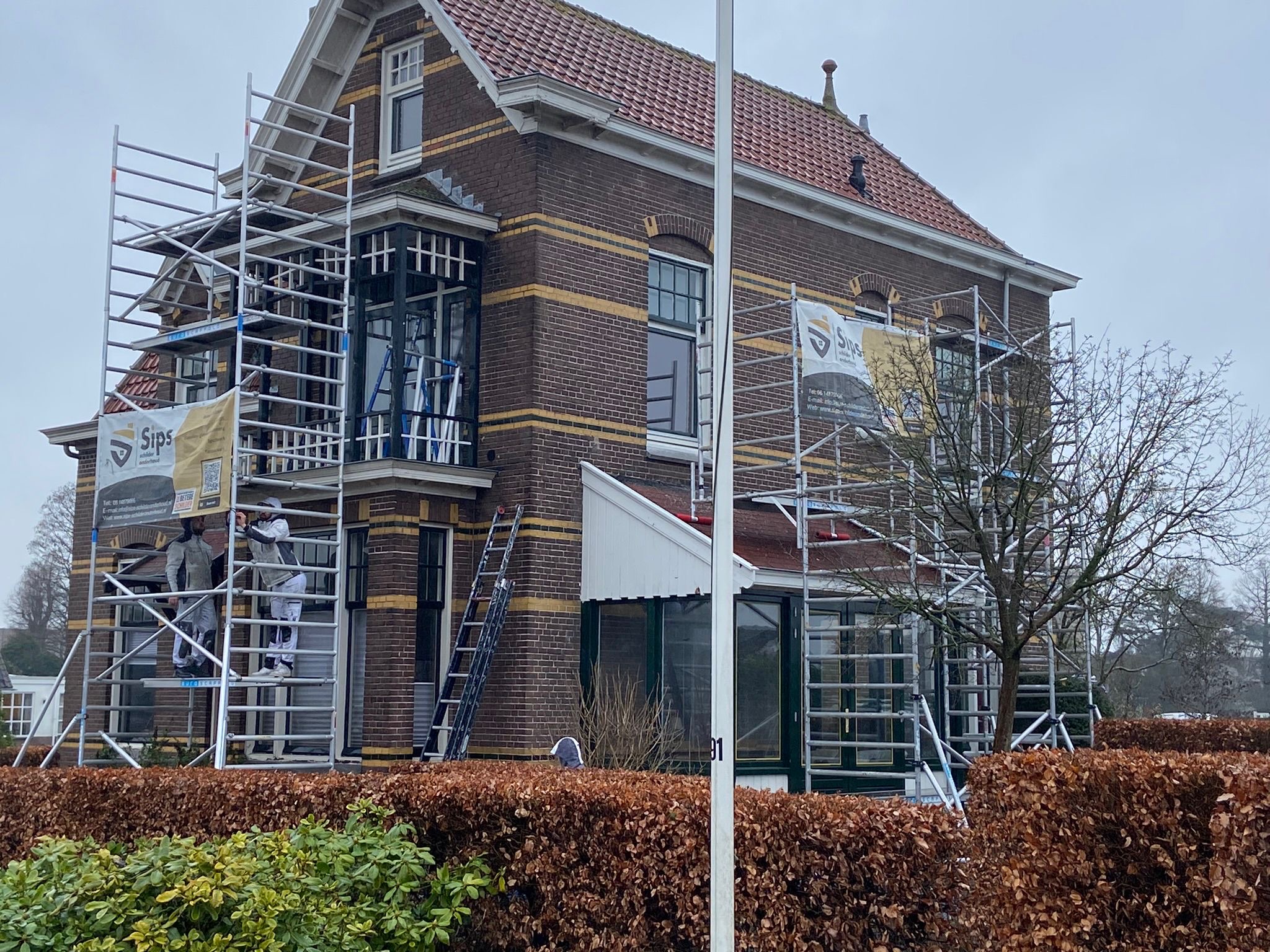 Schilder Monster – buitenschilderwerk aan woning Buitenschilderwerk door Sips aan een vrijstaande woning in Monster